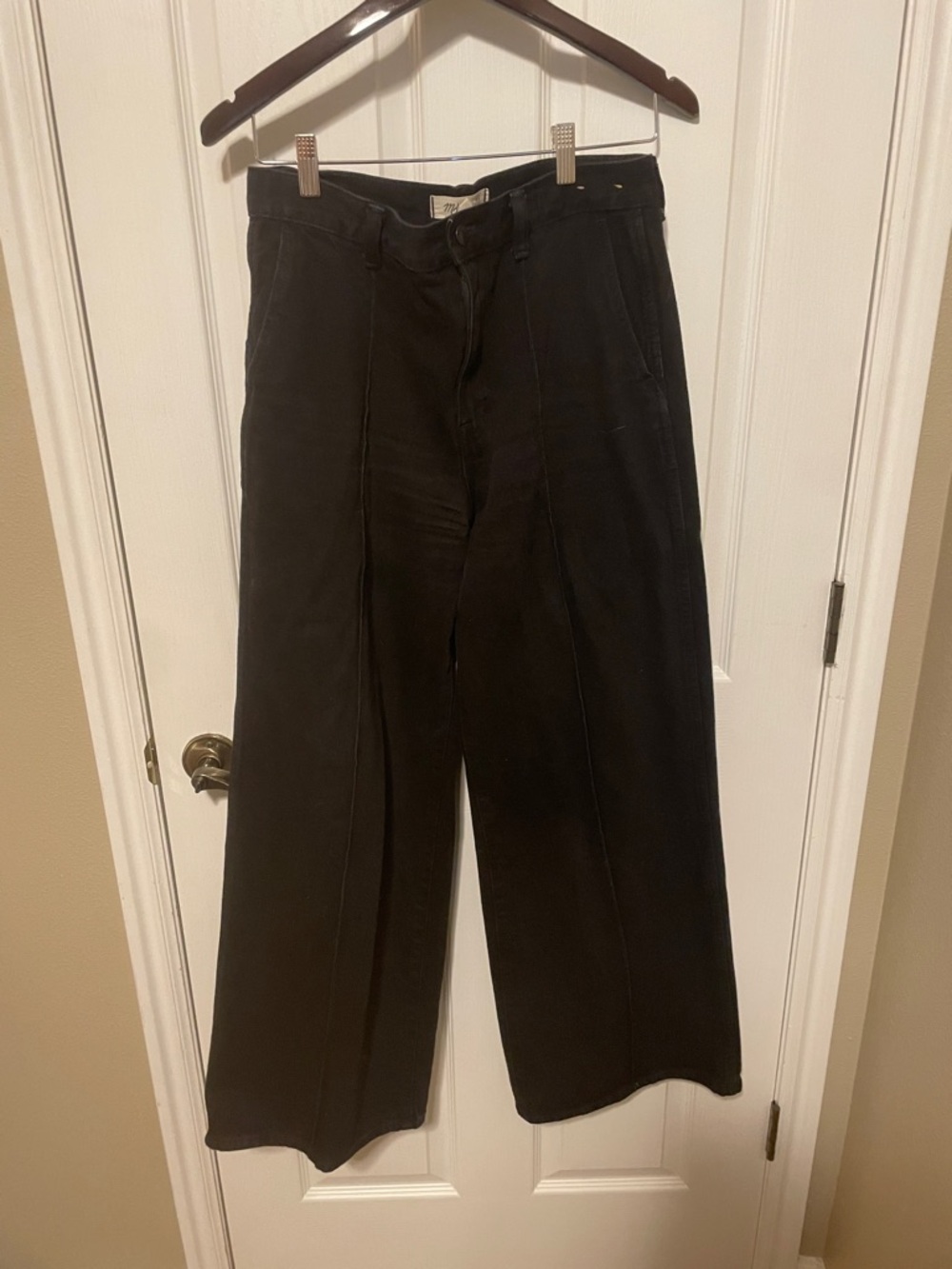 Madewell Black Wide-Leg Women's Jeans